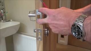 How To repair a faulty broken Door Handle Latch [upl. by Aileon801]