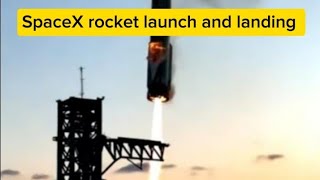 SpaceX rocket booster makes successful landing after test launch using Chopsticks [upl. by Seyer]