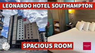 Leonardo Hotel Southampton Review  PreCruise Stay  HUGE Room  With Breakfast and Dinner [upl. by Cardon]