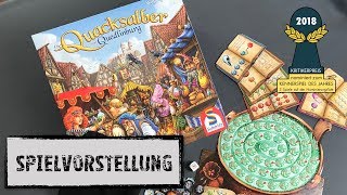 Spielvorstellung  Die Quacksalber von Quedlinburg Schmidt 2018 Kennerspiel des Jahres 2018 [upl. by Aklam41]