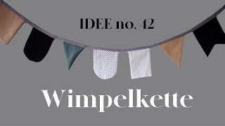 DIY Wimpelkette nähen I Idee no42 [upl. by Lleira]