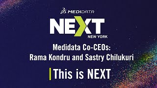 NEXT New York 2022  Medidata CoCEOs Rama Kondru amp Sastry Chilukuri  Medidata [upl. by Devora602]