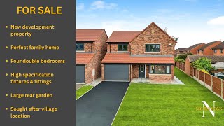 For Sale New Development Property 4 Bedroom Detached Family Home in Misterton South Yorkshire [upl. by Radmilla]