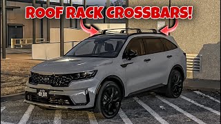 Installing Roof Rack Crossbars 20212023 Kia Sorento  MQ4 SnailFly  FLUSH RAILS ONLY [upl. by Ailina543]