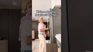 Welcome back to “Your Neighbor’s Kitchen” fyp foryoupage fypage funny comedy skit homecooking [upl. by Meekyh]