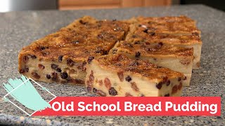 Bread Pudding Old School Bakery How to Recipe demo at home [upl. by Timus]