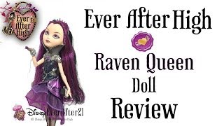 Ever After High Raven Queen Doll Review Unboxing Rebel [upl. by Rollin]