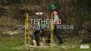 Tethered Confined Space Rescue [upl. by Eentirb840]