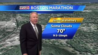 Mikes Forecast Mild start cooler finish for Marathon Monday [upl. by Nanah244]