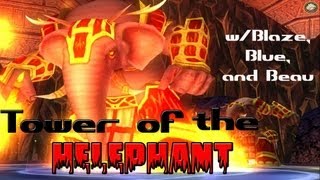 Wizard101 Tower of the Helephant Full Dungeon [upl. by Eerrehc]