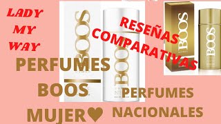 PERFUMES ARGENTINOS de FARMACIA  BOOS MUJER  ACTIVE COSMETICS COMPARATIVASCLONES [upl. by Malamud691]