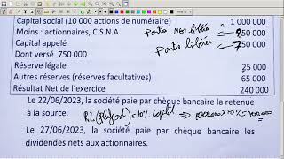 Comptabilité Approfondie Vidéo N 53  Affectation Des Bénéfices quotExemplequot [upl. by Kursh]