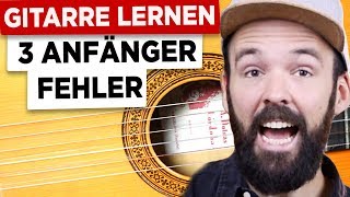 Meine 3 größten Fehler als Anfänger an der Gitarre [upl. by Hplodur142]