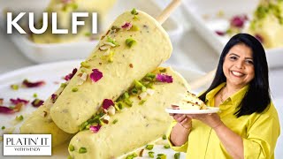 The BEST Kulfi Recipe  Kesar Malai Kulfi  Indian Ice Cream [upl. by Esinek]