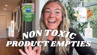 NONTOXIC product empties that I will buy AGAIN amp AGAIN or WON’T  cleanlivingkarly [upl. by Namzed860]