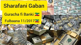 Sharafani Gaban guracha Ethiopian afaanoromoo የባንክ ምንዛሪና የጥቁር ገበያ money [upl. by Burn]