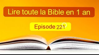 Toute la Bible en 1 an EP 221 Ecclesiaste 1 à 2 et Actes 17 [upl. by Hoshi7]