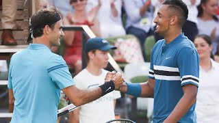 Roger Federer vs Nick Kyrgios  Stuttgart 2018 Semifinal HD Highlights [upl. by Quitt]