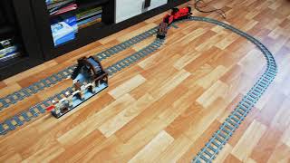 LEGO Hogwarts Express motorized amp running 75955 [upl. by Osnola482]