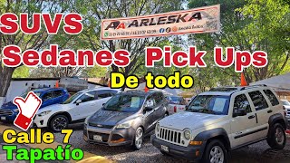 ARLESKA SUVS SEDANES PICK UPS De Todo Tianguis de autos usados el Tapatio autos de mexico [upl. by Liarret]