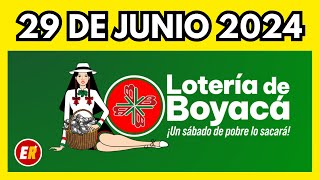 Resultados LOTERIA DE BOYACA Hoy 29 de junio de 2024 [upl. by Verena487]