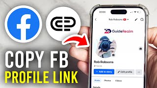 How To Copy Facebook Profile Link Yours amp Others  Full Guide [upl. by Nowaj]