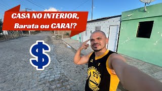 QUANTO CUSTA UMA CASA NO INTERIOR DA PARAÍBA [upl. by Sherwynd]