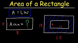 How To Find The Area of a Rectangle  Math [upl. by Santa831]