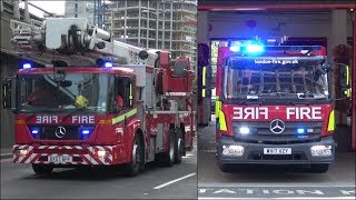 Fire engines and trucks responding  BEST OF 2017 [upl. by Ellerud695]