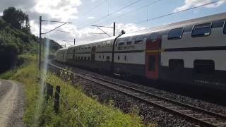 Bahnverkehr bei niederstetten nahe von Uzwil [upl. by Anilec]