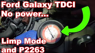 Ford Galaxy 20 TDCI limp mode after I rebuilt the turbo Fault finding and repair [upl. by Berner878]