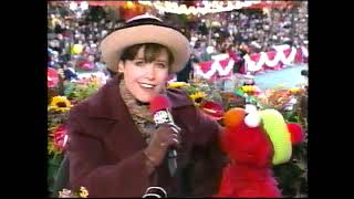 Elmo Interview Sesame Street Float Sings Rubber Ducky Macys 1997 Thanksgiving Parade [upl. by Marlyn112]