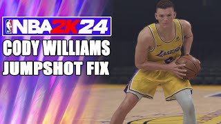 Dalton Knecht Jumpshot Fix NBA2K24 [upl. by Anastos]