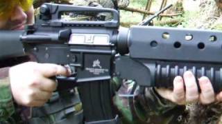 Airsoft War M16 M203 JG Aug Section8 Scotland [upl. by Nattirb]