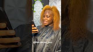 Natural hair color naturalhair colorhair naturalbeauty locs nigeria beauty hairstyle hair [upl. by Niroc43]