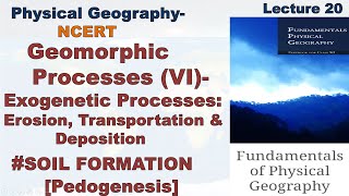 IAS PCS UPSC Physical GeographyNCERTLECTURE20Geomorphic Processes VIIErosion amp Soil Formation [upl. by Leamhsi163]