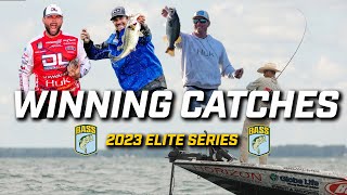 2023 Bassmaster Winners Circle Catches [upl. by Ahsinal484]