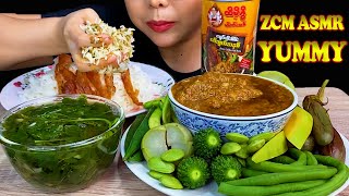 BURMESE FOODSPICY CHILLIES PASTE amp FRESH VEGGIES [upl. by Annuhsal236]