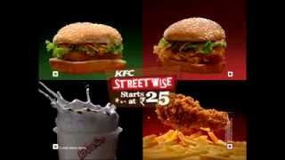 KFC India Streetwise Menu TV Commercial 2011 [upl. by Atinej]