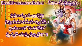 వామనజయంతి దధి వామనస్తోత్రం  dhadhi vamanasthotram  vamana dwadasi kanakadhara Shastidevi [upl. by Iel]