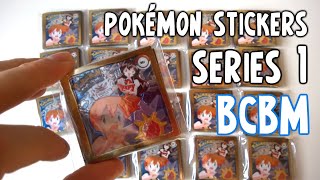 Rare golden Pokémon Artbox stickers from Series 1  BCBM [upl. by Pickett]