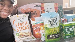 Thrive Market review 1st order with gift ○ snacks [upl. by Akeit]