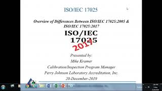 Differences Between ISOIEC 170252005 amp ISOIEC 170252017 [upl. by Alby]