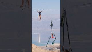 Dead sea highline freestyle circus [upl. by Haelak]