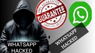 how to hack Whatsapp [upl. by Snah]