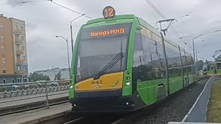 Odc 18 Poznański Szybki Tramwaj Cała Trasa [upl. by Ordnas604]