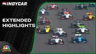 INDY NXT EXTENDED HIGHLIGHTS Indianapolis Motor Speedway  81123  Motorsports on NBC [upl. by Walt]