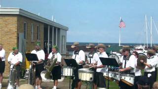 Menominee Michigan Waterfront Festival 872011 Northernaires Drum amp Bugle Corp 1 [upl. by Anicart]