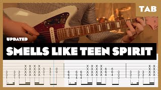 Nirvana  Smells Like Teen Spirit  Guitar Tab  Lesson  Cover  Tutorial [upl. by Enoved]