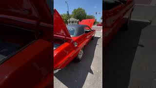 Wow Great looking Hemi Orange ‘72 Dodge Challenger 340 and a pistol grip 4 speed Sweet [upl. by Jacobsohn]